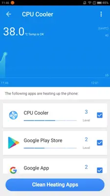 CPU Cooler android App screenshot 2